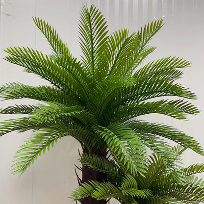 HXGYZP Coconut Palm Artificial Plant Potted Large Tropical Tree With Black Plastic Pot Indoor Outdoor Home Decoration Plants