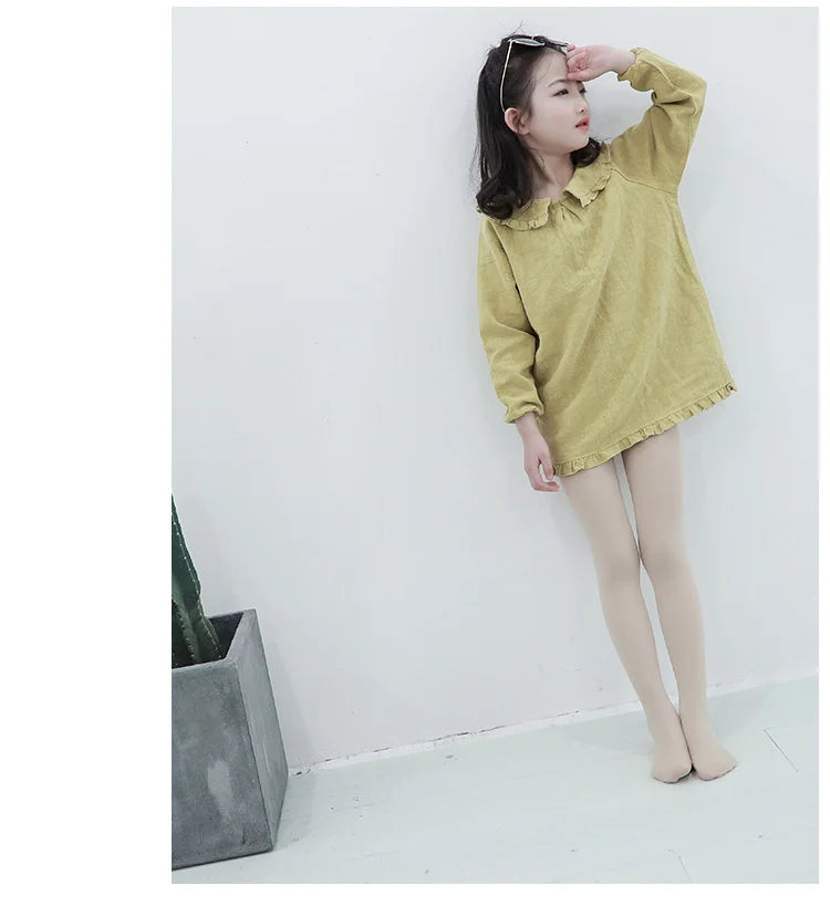 Kids Pantyhose Ballet Dance Tights For Girls Stocking Children Velvet White Pantyhose Girls Tights Professional Ballet Stockings