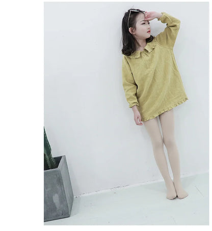 Kids Pantyhose Ballet Dance Tights For Girls Stocking Children Velvet White Pantyhose Girls Tights Professional Ballet Stockings