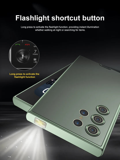 SERVO V8 Feature Mobile Phone 2 SIM Standby Magic Voice Speed Dial Blacklist FM Radio Torch 2G GSM Card Style Button Cellphones