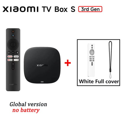 Global Version Xiaomi TV Box S 3rd Gen 4K Ultra HD 2G 32G WiFi BT5.2 Google TV Cast Netflix Smart TV Box Media Player 2025