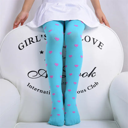 Girls Dance Socks Plain Candy Color Stockings Pantyhose Tights Leggings Velvet Cotton Dance Performance Dace Ballet Tights