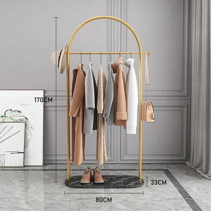 Hanger Floor Bedroom and Household Clothes Rack Simple Indoor Hanging Clothes Rack Multi-Functional Living Room Simple Coat Rack