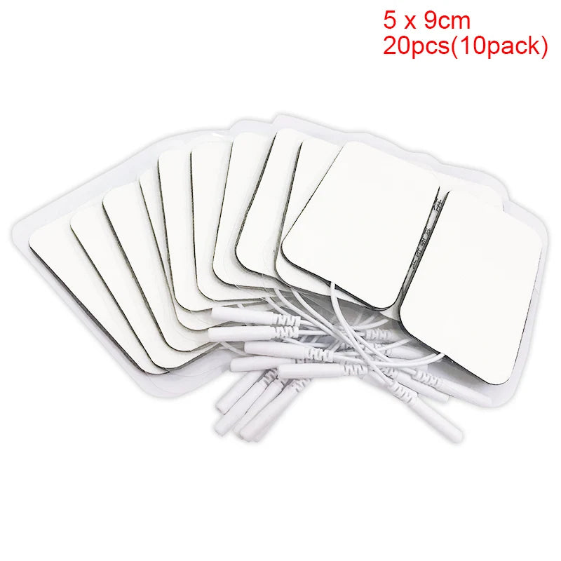 10/20pcs Muscle Stimulator Electrode Pads Gel Non-woven Fabric Self Adhesive Replacement Pads for Tens Digital Therapy Machine