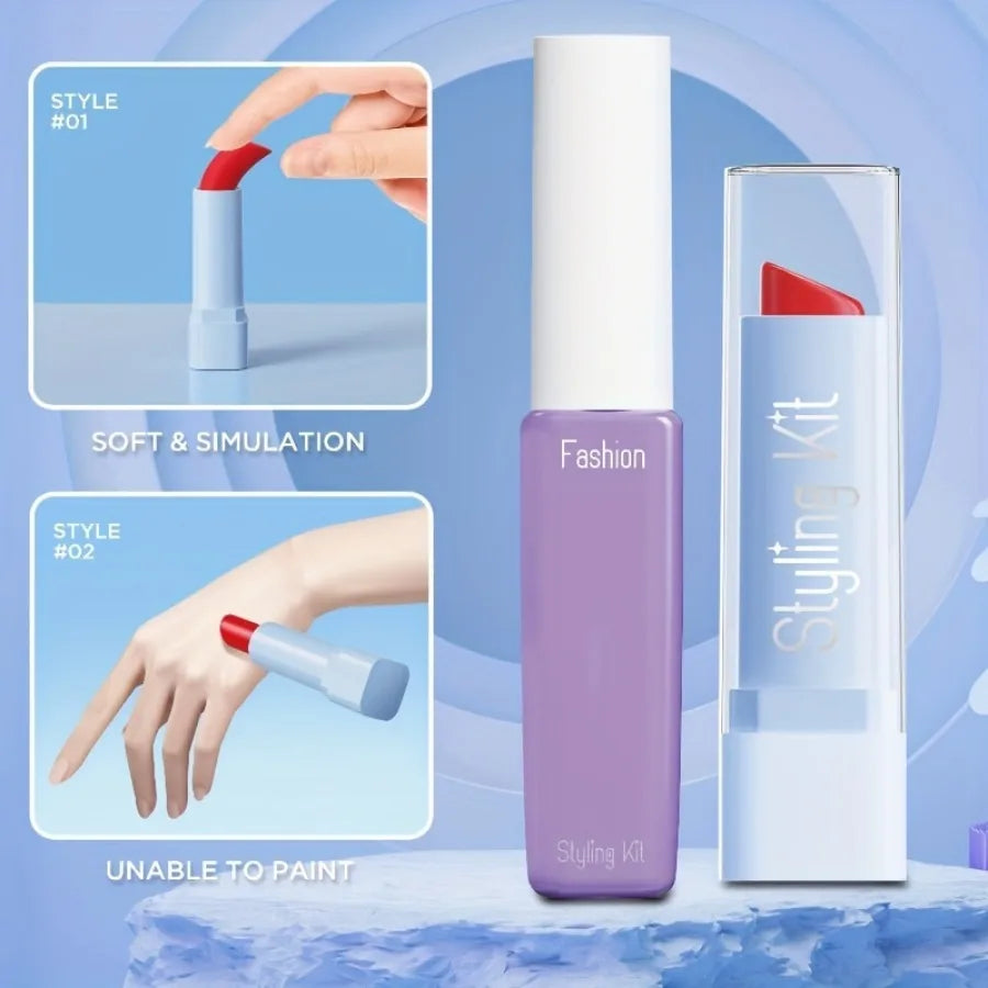 Girl Pink Unicorn Makeup Set with Box - Plastic Cosmetic Set, Non-Edible Toy Beauty Tools, Dress up Travel Bags, Birthday, Christmas, Halloween, Modern Style, Ideal Gift Boxed