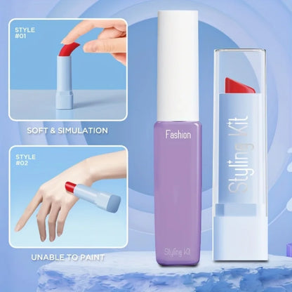 Girl Pink Unicorn Makeup Set with Box - Plastic Cosmetic Set, Non-Edible Toy Beauty Tools, Dress up Travel Bags, Birthday, Christmas, Halloween, Modern Style, Ideal Gift Boxed