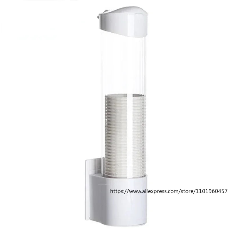 Disposable Paper Cup Remover Automatic Water Dispenser Cup Holder Home Punch-free Wall-mounted Cup Storage Rack