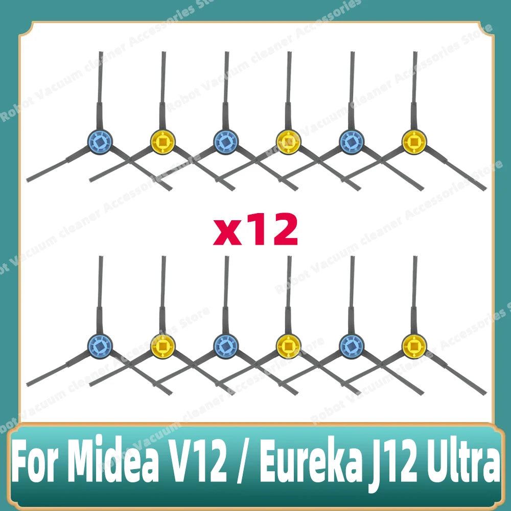 Compatible For 미디어 Midea V12 / Eureka J12 Ultra Main Side Brush Mop Cloth Filter Dust Bag Accessories Spare Replacement Parts
