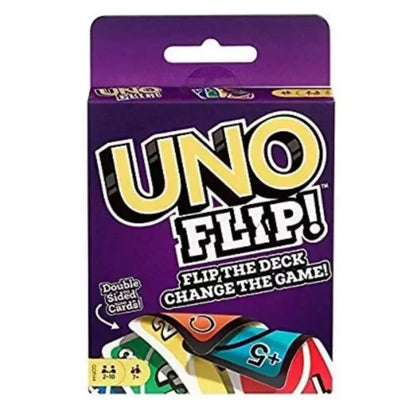 *2025! Mattel UNO FLIP! Games Family Funny Entertainment Board Game Fun Playing Cards Kids Toys Gift Box uno Card Game Kids Toys
