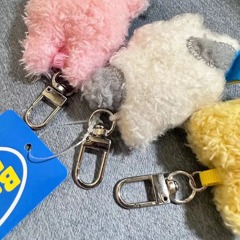 7cm Butter rabbit cut plush keychain Anime Plush Toy Plush Toy Stuffed Animals Soft Plush Children Gifts Doll Birthday