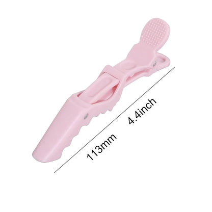 Pink Pro Barber Hair Clips Hairdressing Clamps Claw Hair Sectioning Clip For Salon Hairstyling Hairdresser Accessories