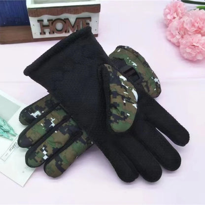 Kids Winter Warm Windproof Cold Weather Outdoor Sports Gloves For Boys Girls Fleece Snow Gloves Ski Gloves Boy Winter Glove