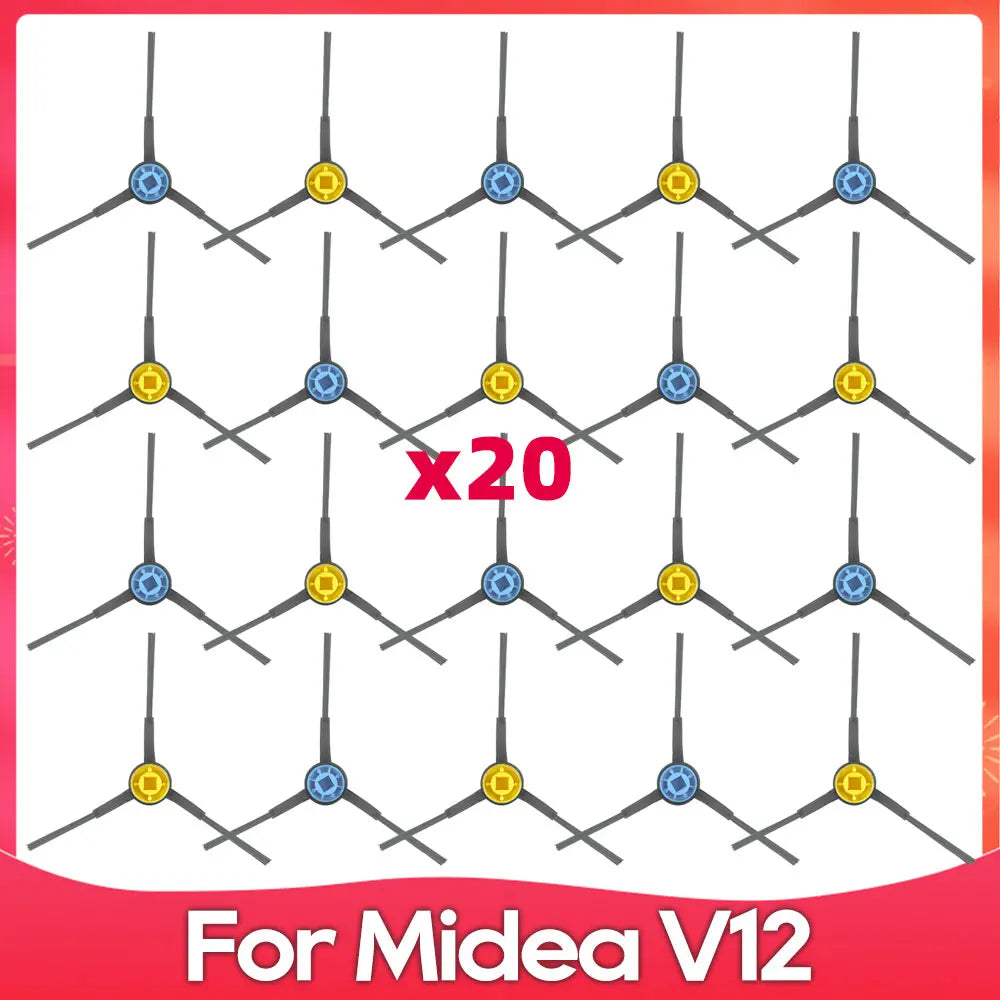 Compatible For ( Midea V12 / Eureka J12 Ultra ) Roller Side Brush Hepa Filter Mop Cloth Dust Bag Robot Vacuums Accessory Part