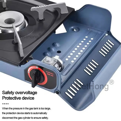 Portable Camping Gas Cooker Outdoor Single Burner Stove Butane BBQ Carry Bag UK