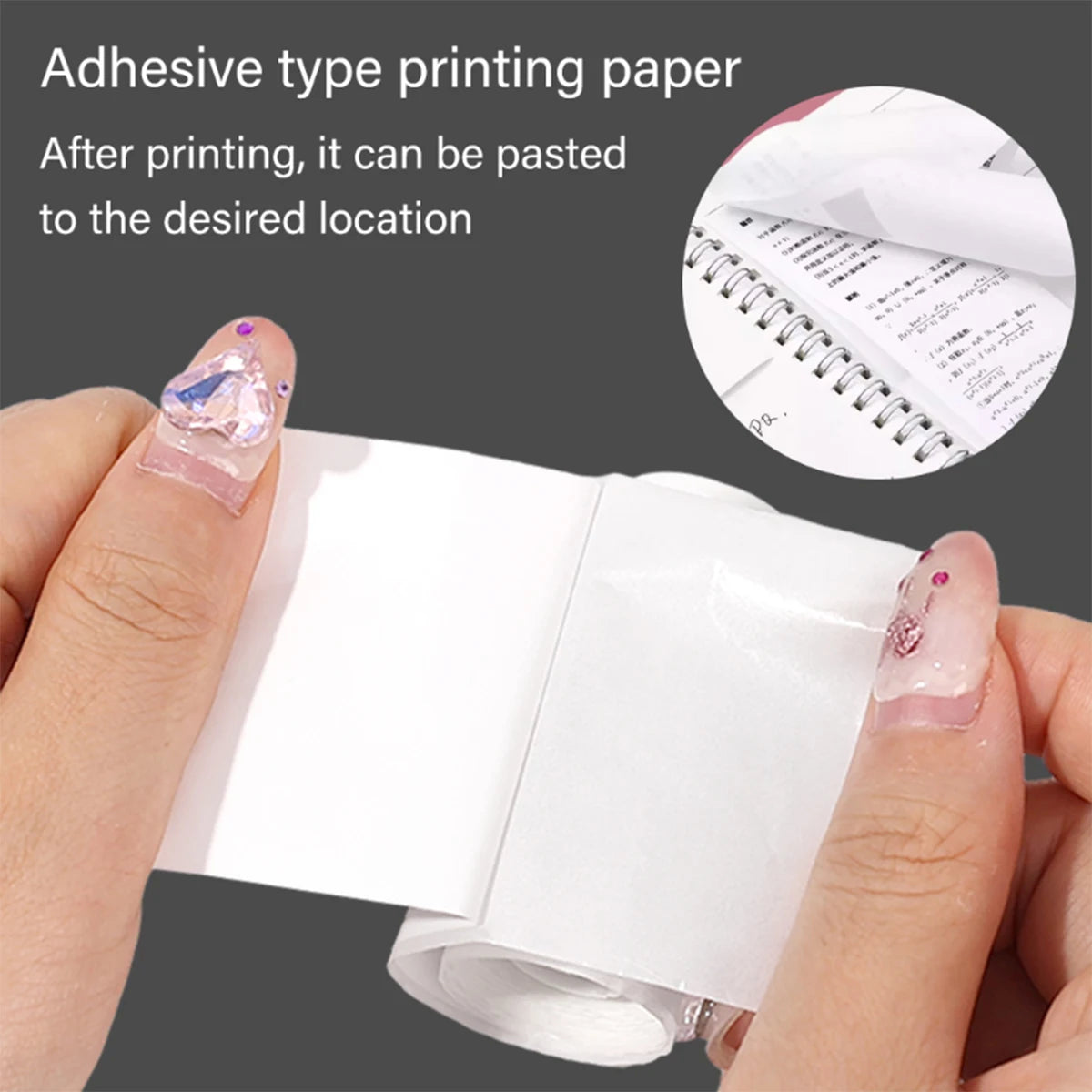Mini Printer Sticker Paper, Thermal Color Paper Rolls For Paperang P1 P6 A6 A8 and Mini Printer, 25X57mm Paperang For Note Photo