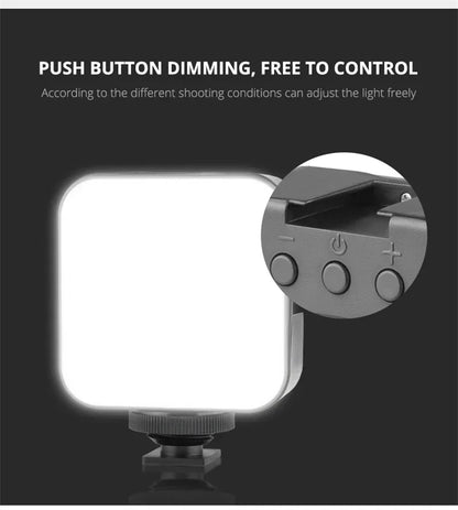 Pocket LED Selfie Light for IPhone Samsung IPad Mobile Phone Laptop Clip Ring Flash Fill Video Photo Ringlight Photography Lamp