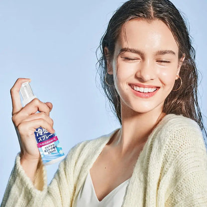 100ml Summer Cooling Spray Portable Ice Feeling Clothing Training Relief Long-lasting Hydrating Cool Spray For Face& Body Bottle