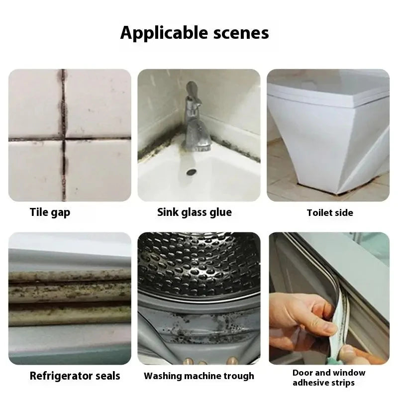 1/2/3/5pcs Mold Remover Gel For Kitchen Bathroom Washing Machine Anti-Mold Cleaning Gel Refrigerator Rubber Ring Removing Mold