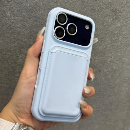 Luxury Magnetic Liquid Silicone Phone Case for IPhone 16 17 15 14 13 12 11 Pro Max with Magsafe Card Bag Wallet Shockproof Cover