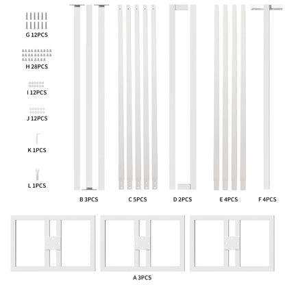 Robustes, verstellbares Hintergrundständer-Set, Vorhangrohr-Stützrahmen, Hochzeitshintergrund, 6 m x 3 m