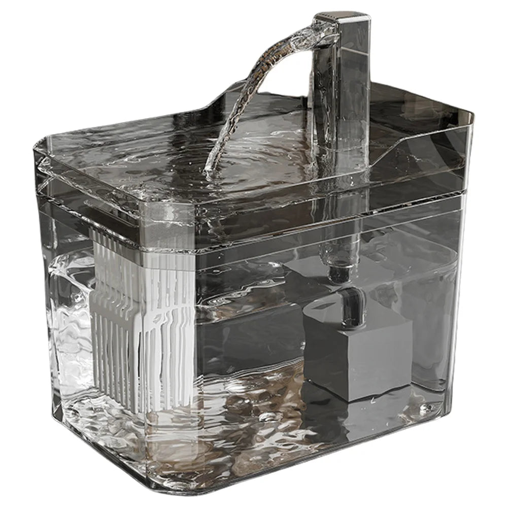 Cat Water Fountain with Quiet Pump Dog Water Filter Dispenser USB Anti-Dry Burning Pet Fountain Cat Fountain for Cats Indoor