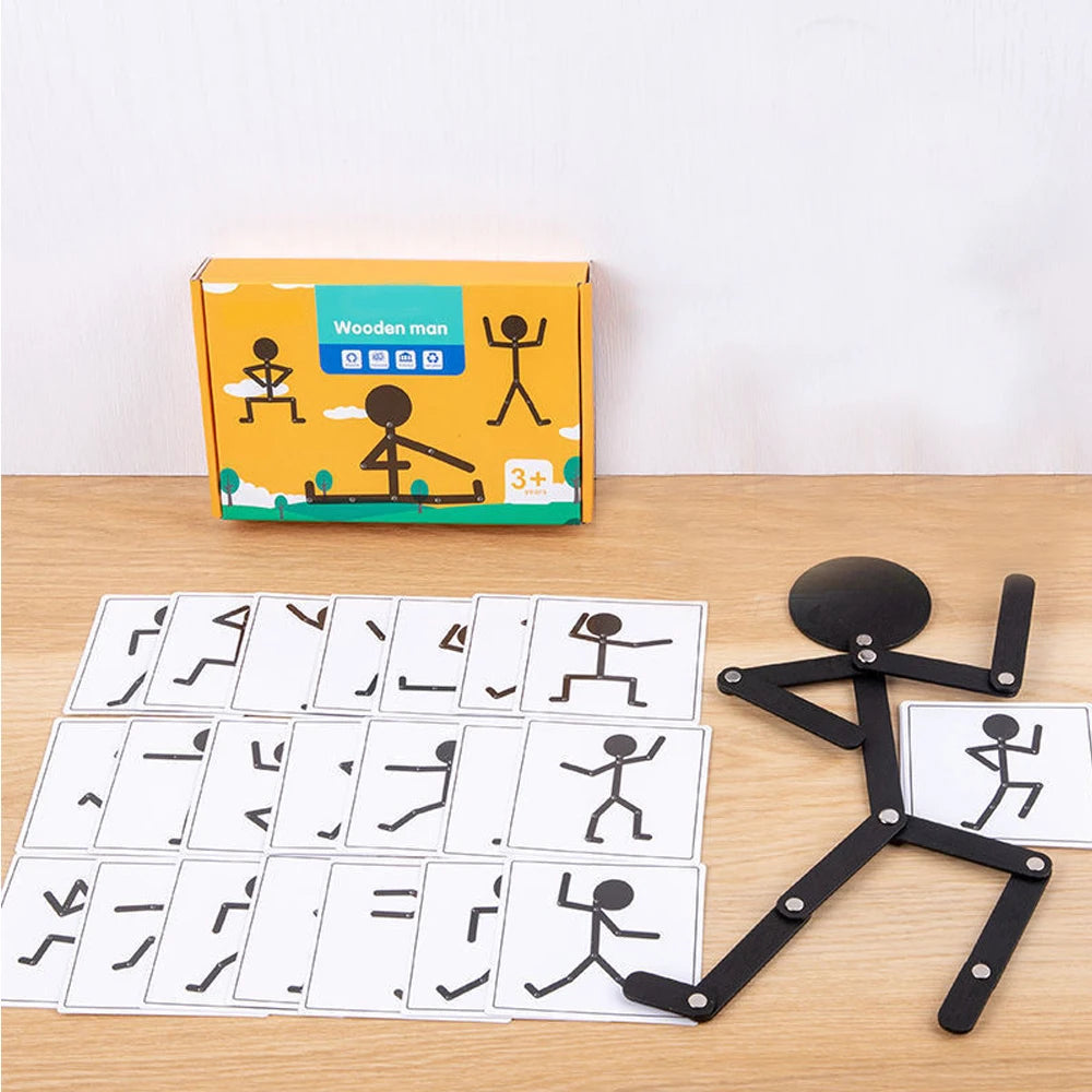 Montessori Material DIY Puzzle Toys Boards Educational Game Early Learning Toy For Children Preschool Fine Motor Training