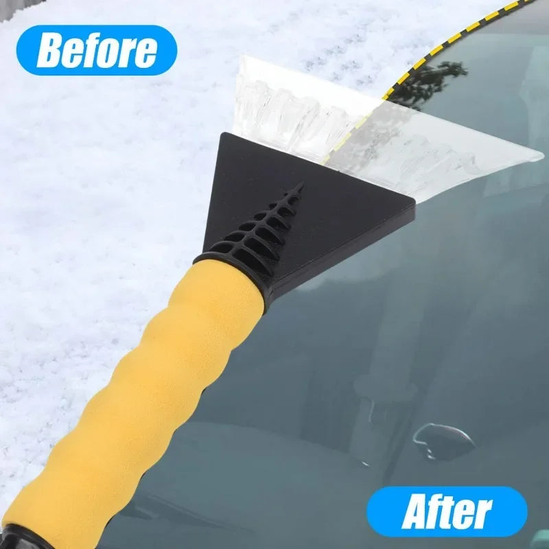 Car Ice Scraper Windshield Ice Breaker Quick Clean Glass Brushes Snow Remover Tool Auto Window Winter Snow Brushes Shovel