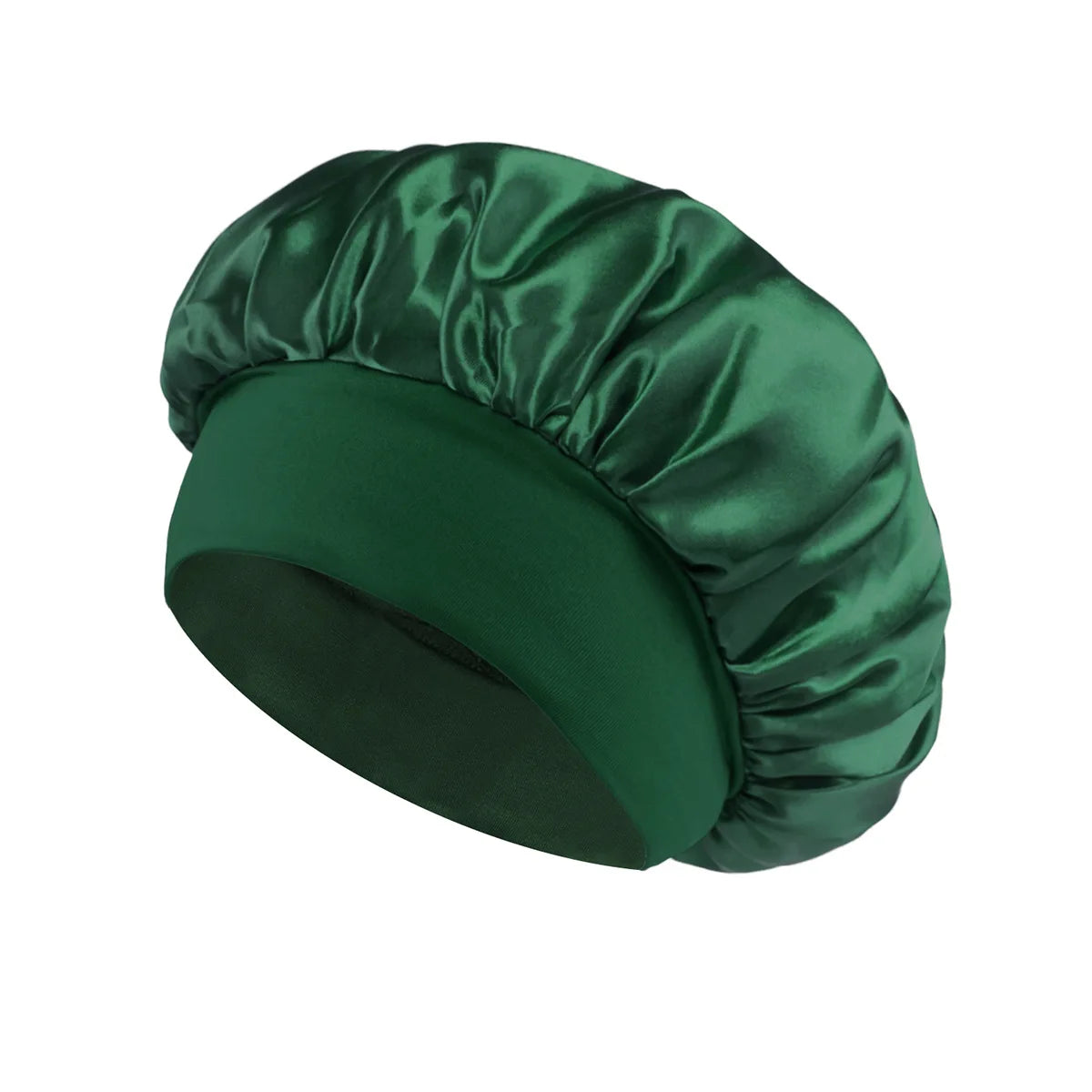 Silk Satin Lined Bonnet for Sleeping - Large Hair Bonnet for Long Hair Protection