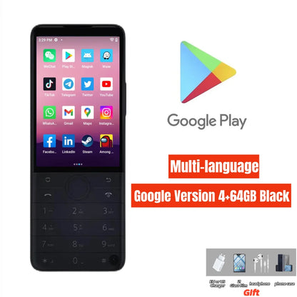 New Qin F22 Pro Smart Touch ScreenPhone Wifi 5G+3.5 Inch 4GB 64GB Add Google Store Android QinGlobal Version Mobile Phone