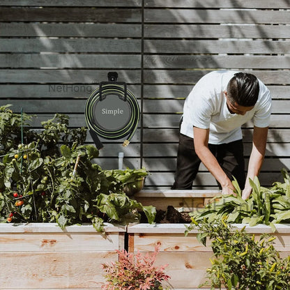 Heavy Duty Wall Mounted Garden Hose Holder Pipe Hanger Storage Hook Bracket