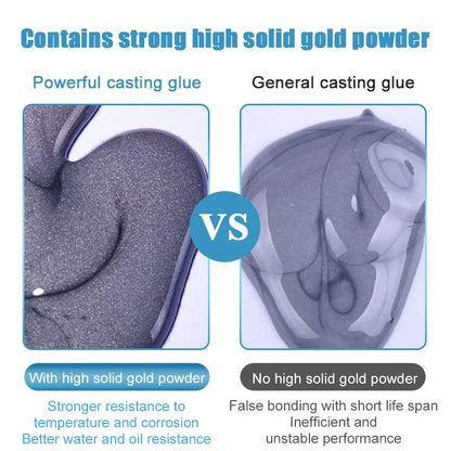 10/6/4/2Pcs Metal Repair Adhesive High Strength Bonding Sealant Weld Seam Metal Adhesive Heat Resistance Strong Casting AB Glue