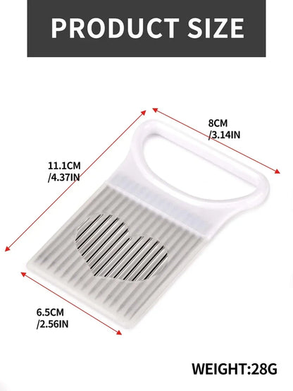 Effortlessly Slice Onions with this 1pc Colorful Onion Slicer Kitchen stainless steel potato chip onion holder