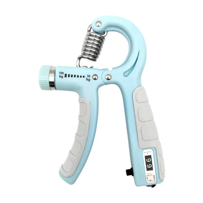 10-100Kg Adjustable Hand Grip Strengthener Trainer With Counter Wrist Forearm And Exerciser For Muscle Building Strength
