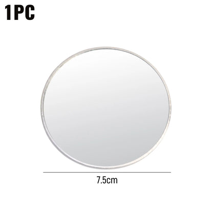 7.5cm/9.5cm Mini Hand-held Selfie Convex Mirror Travel Trip Pocket Selfie Mirror TikTok INS Fashion Mirrors for Traveling Alone