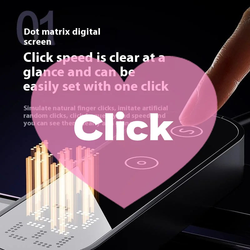 Screen Auto Clicker Simulated Finger Clicking For TikTok Smart Phone App Video Live Streaming Screen Touch Tripods Tapper Device