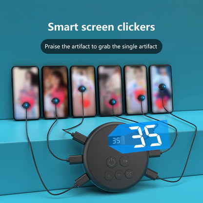 Universal Mobile Phone Screen Auto-clicker Device Physical Simulation Finger Click Game Tiktok Continuous Click for Smartphone L