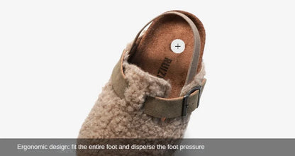 Kids Fleece Slippers - Warm Plush Clogs for Boys & Girls | Soft Sole Baby Shoes