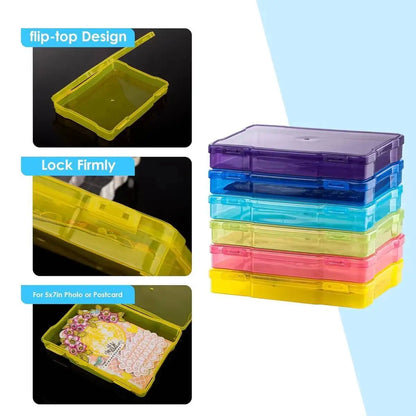 Jumbo Photo Storage Box 800 5X7 Picture Album Organizer Container Craft Case