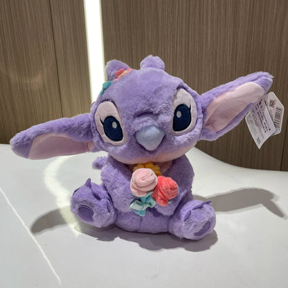 Genuine Disney Stitch 25-30CM Plush Toy Anime Lilo & Stitch Stuffed Toys Kawaii Cartoon Cute Pillow Doll Toys Kids Birthday Gift