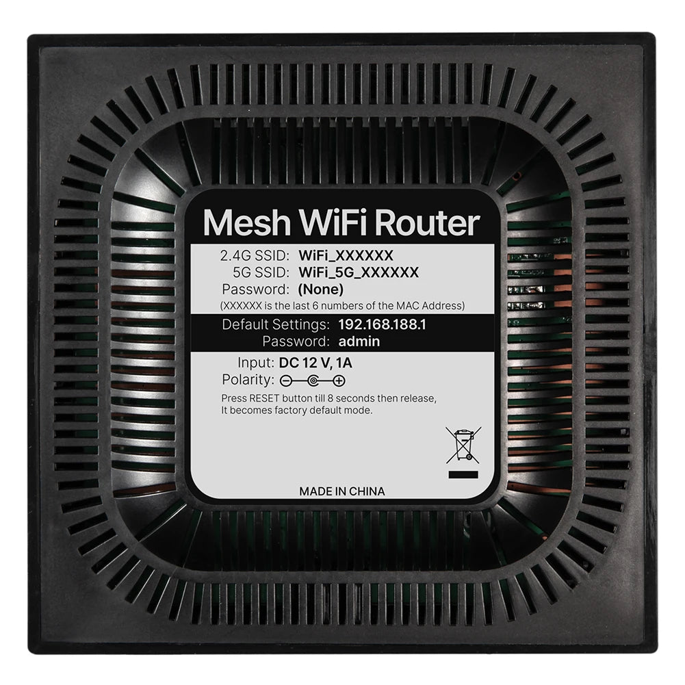 Dual Band AC1200 Whole Home Mesh Wireless WiFi System 802.11ac 2.4G/5.0GHz Network Router Good Penetrability Easy Setup PK MW6