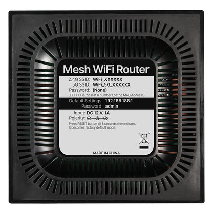 Dual Band AC1200 Whole Home Mesh Wireless WiFi System 802.11ac 2.4G/5.0GHz Network Router Good Penetrability Easy Setup PK MW6