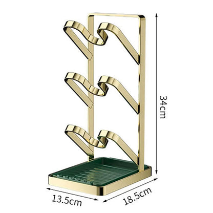 3 Saucepan Pot Pan Storage Rack Holder Kitchen Cupboard Organiser Stand Shelf UK