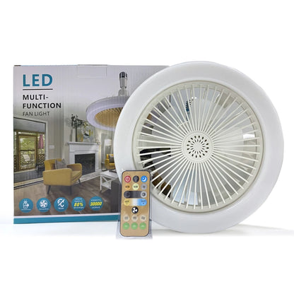 2 In 1 LED Ceiling Fan Light 50W With lamp holder Remote Control 3 Speeds Adjustable and Dimmable Light For Bedroom Living Room