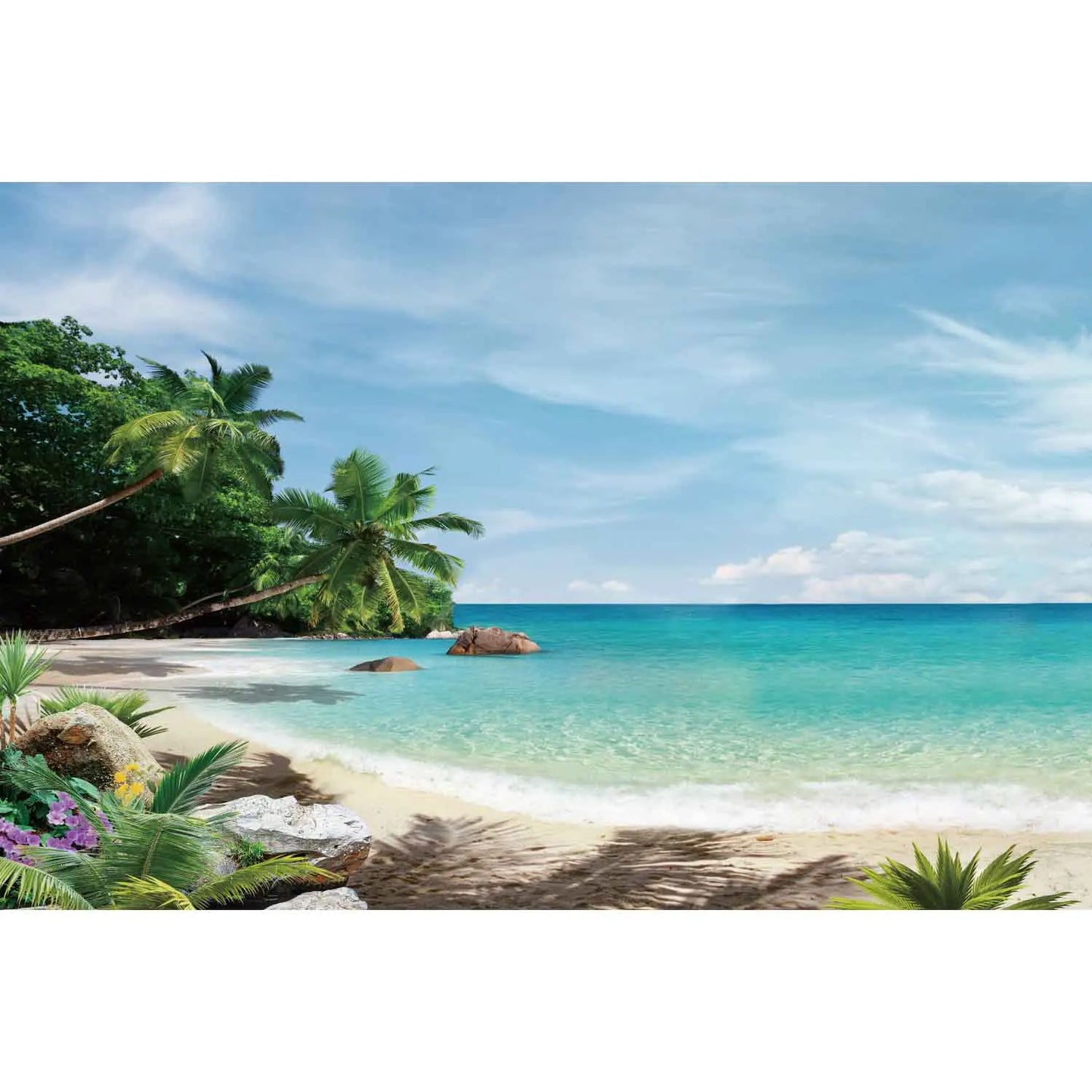 MOON.QG Tropical Summer Beach Background Photography Sunset Ocean Backdrop Newborn Photozone Wedding Accessories Shooting Props