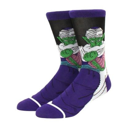 Dragon Ball Anime Socks - 5 Pairs Unisex Crew Socks for Men & Women