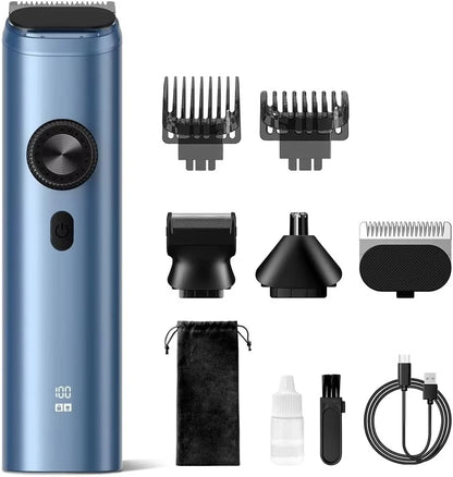 Sejoy Beard Trimmer for Men Cordless Nose Hair Trimmer Waterproof Hair Clippers and Trimmers Set Electric Razor