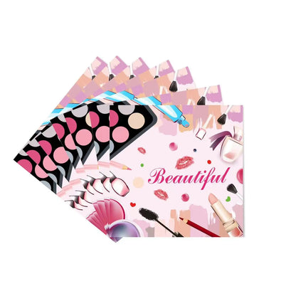 Cosmetics Makeup SPA Theme Party Decoration Tableware Set Paper Cup Plate Napkins Tablecloth Wedding Event Girls Birthday Favor