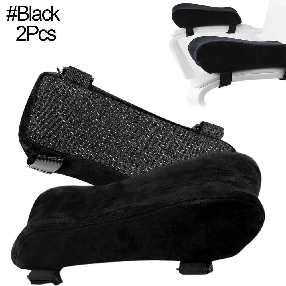 Office Chair Armrest Pad Elbow Pillow Comfortable Support Cushion Memory Foam Inner Core Sofa Cushion For Home Office Game Chair
