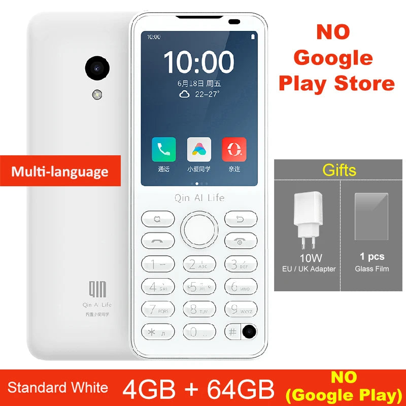 New Qin F21 Pro Smart Touch Screen Phone Wifi +2.8 Inch 3GB + 32GB / 4GB 64GB Bluetooth 5.0 480*640 Global Verison Phone