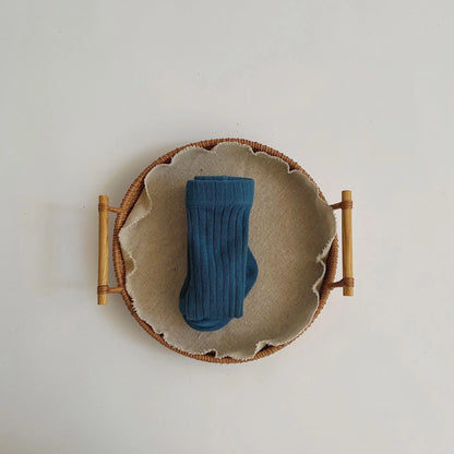 Girls Cotton Tights - Soft Knitted Pantyhose for Babies & Toddlers | Macaron Colours